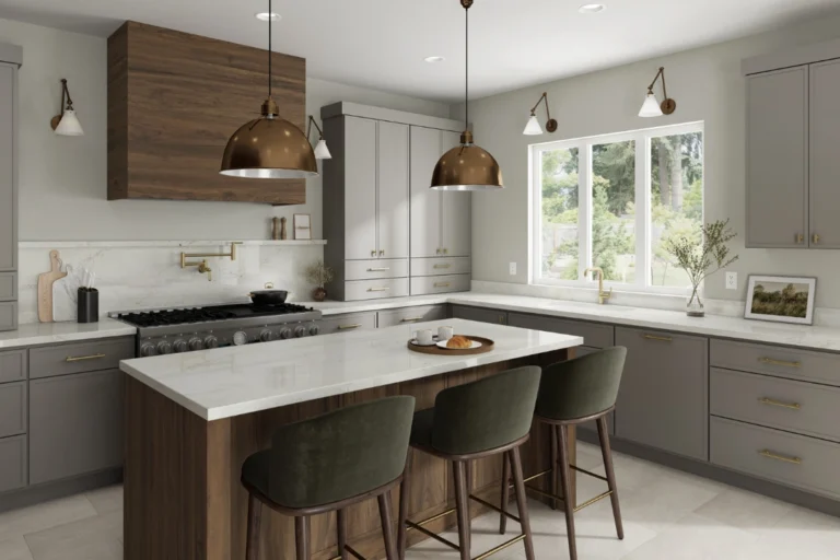 HSH Home Design Lshaped decorative kitchen