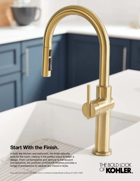Kohler Faucet Finishes Portfolio
