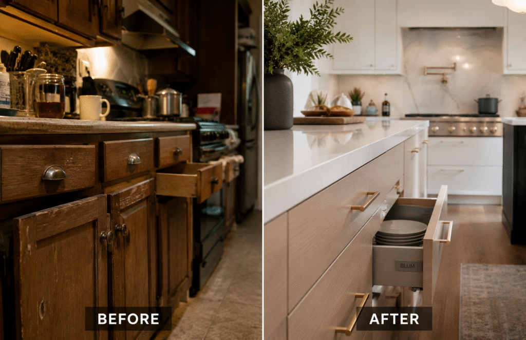 Kitchen Cabinets Before After