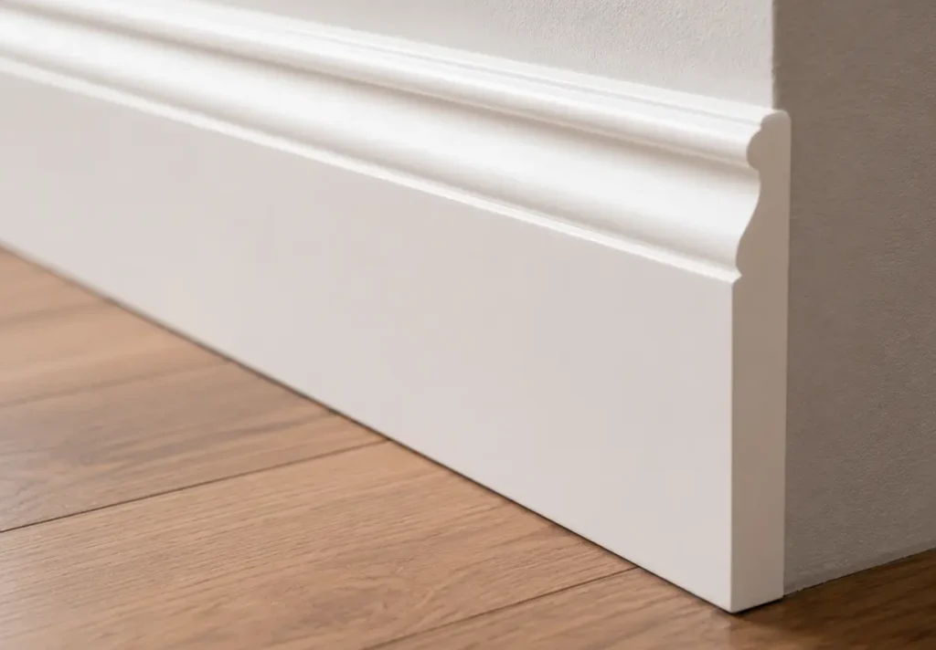 Clean Molding and Hardboard Junction