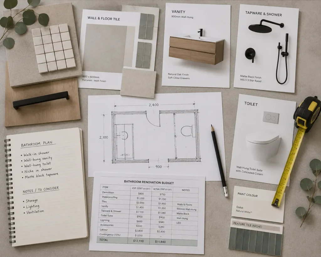 Planning and Budgeting for Bathroom Remodel